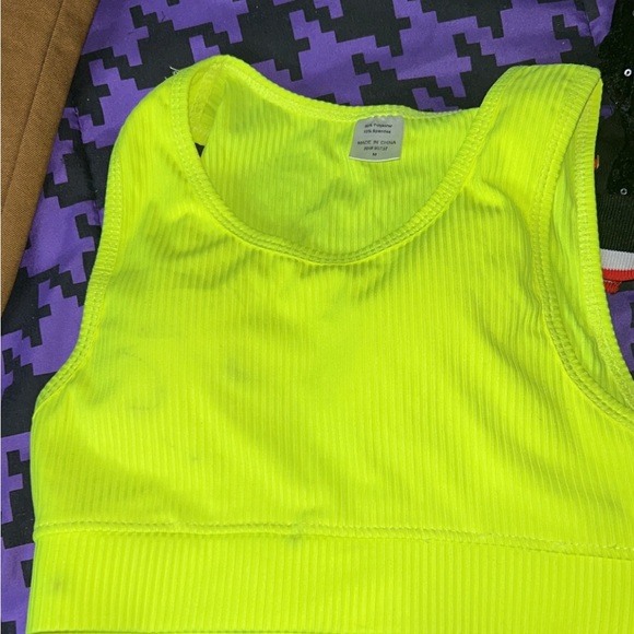 Neon green Sports bra - Picture 2 of 2